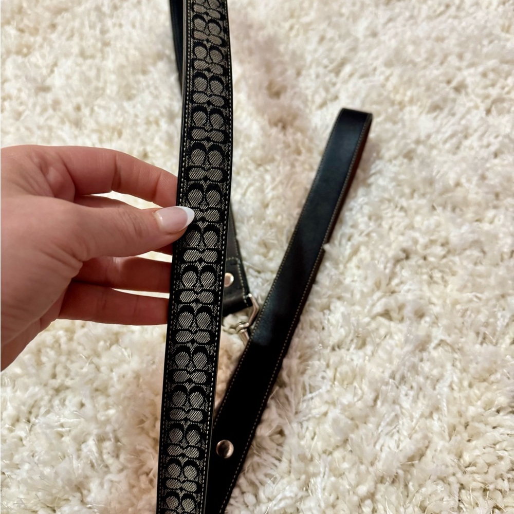 Coach Monogram Leather Dog Leash - Picture 7 of 8